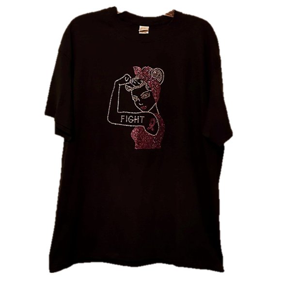 FIGHT CANCER * T-SHIRT - Picture 1 of 4